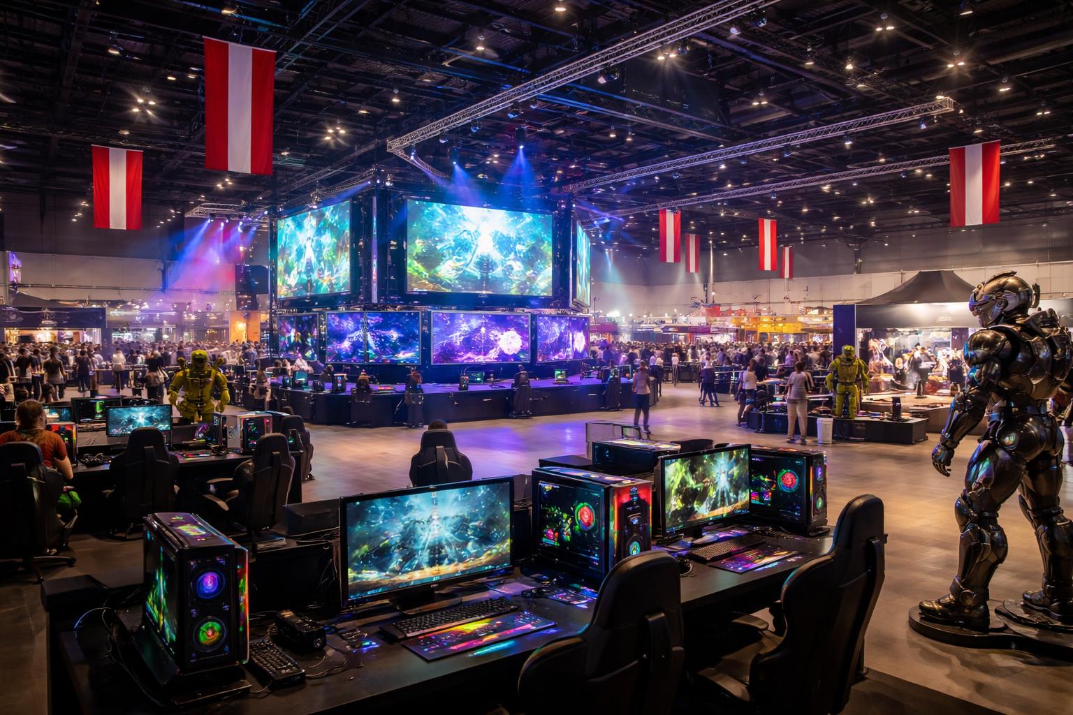 Redaktionelle Szene zum Thema „11.000 Besucher bei Gaming-Messe „Level Up“ in Salzburg“