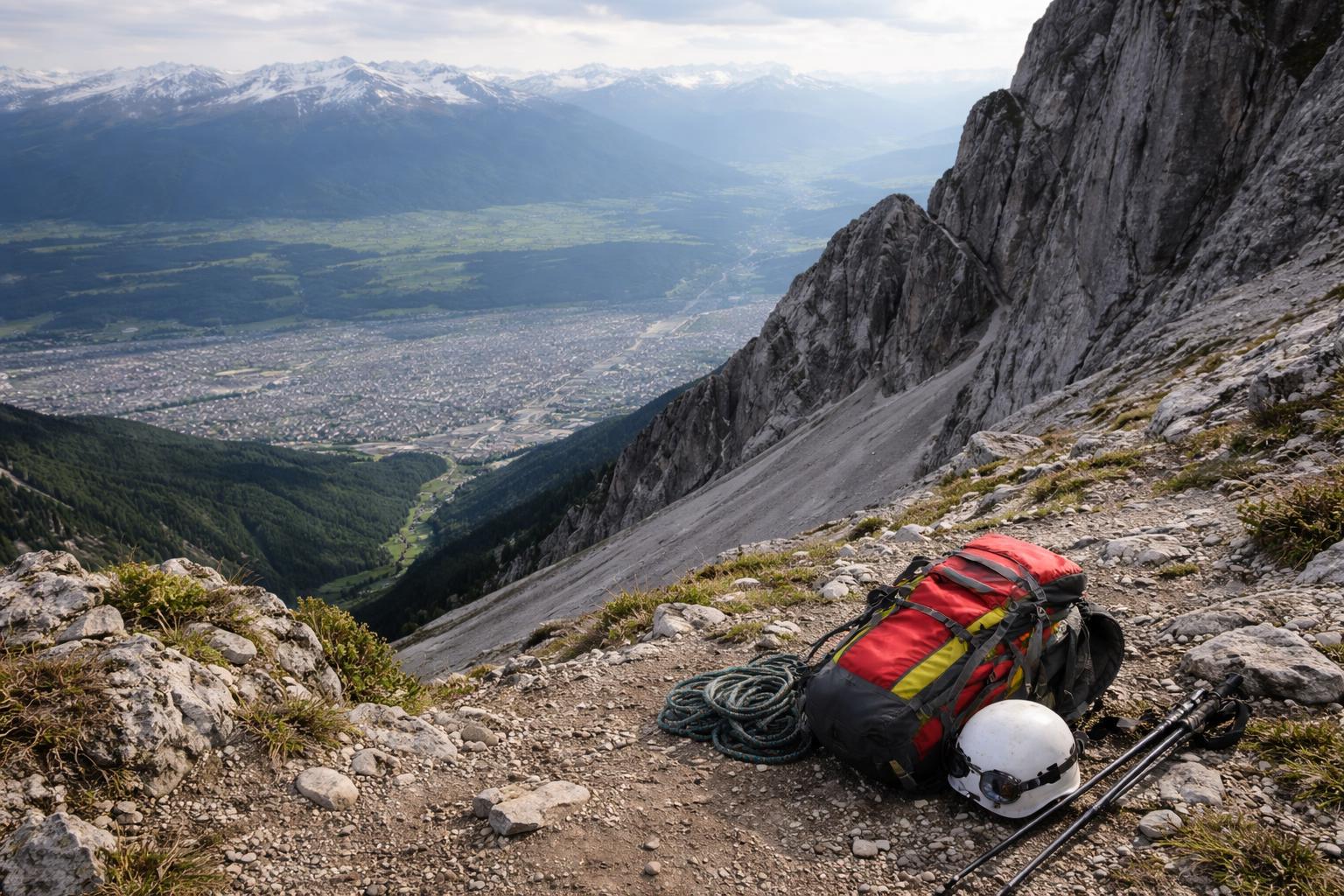 Redaktionelle Szene zum Thema „18-Jähriger stirbt nach Absturz von der Nordkette in Innsbruck“