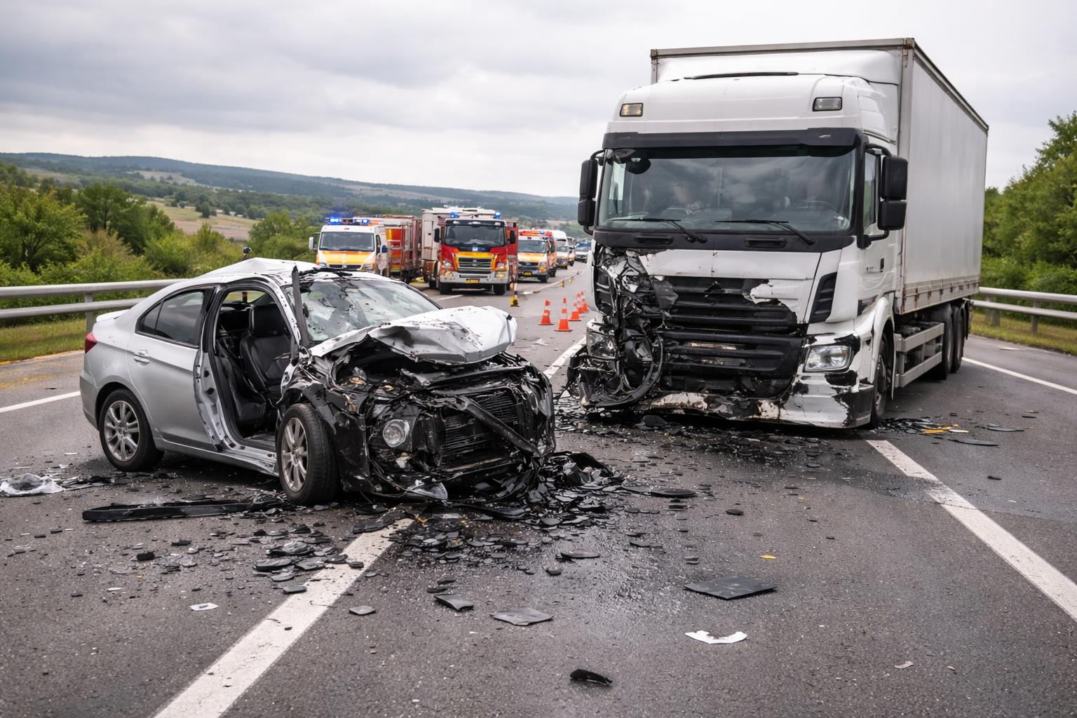 Redaktionelle Szene zum Thema „24-Jähriger stirbt bei Frontalcrash auf der S4 bei Mattersburg“