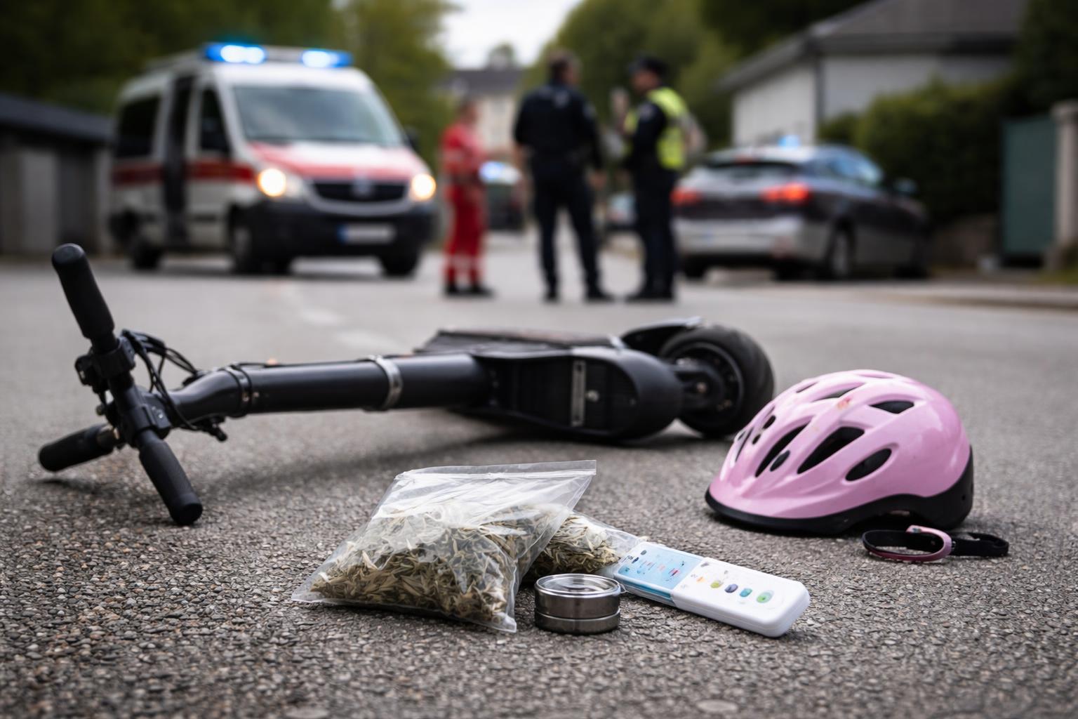 Redaktionelle Szene zum Thema „34-Jähriger nach E-Scooter-Sturz mit Neunjähriger angezeigt“