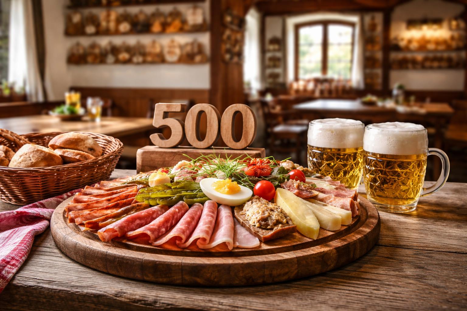 Redaktionelle Szene zum Thema „500. Brettljause in Rüstorf: Gerald Stutz pflegt seit 2005 eine besondere Sammlung“