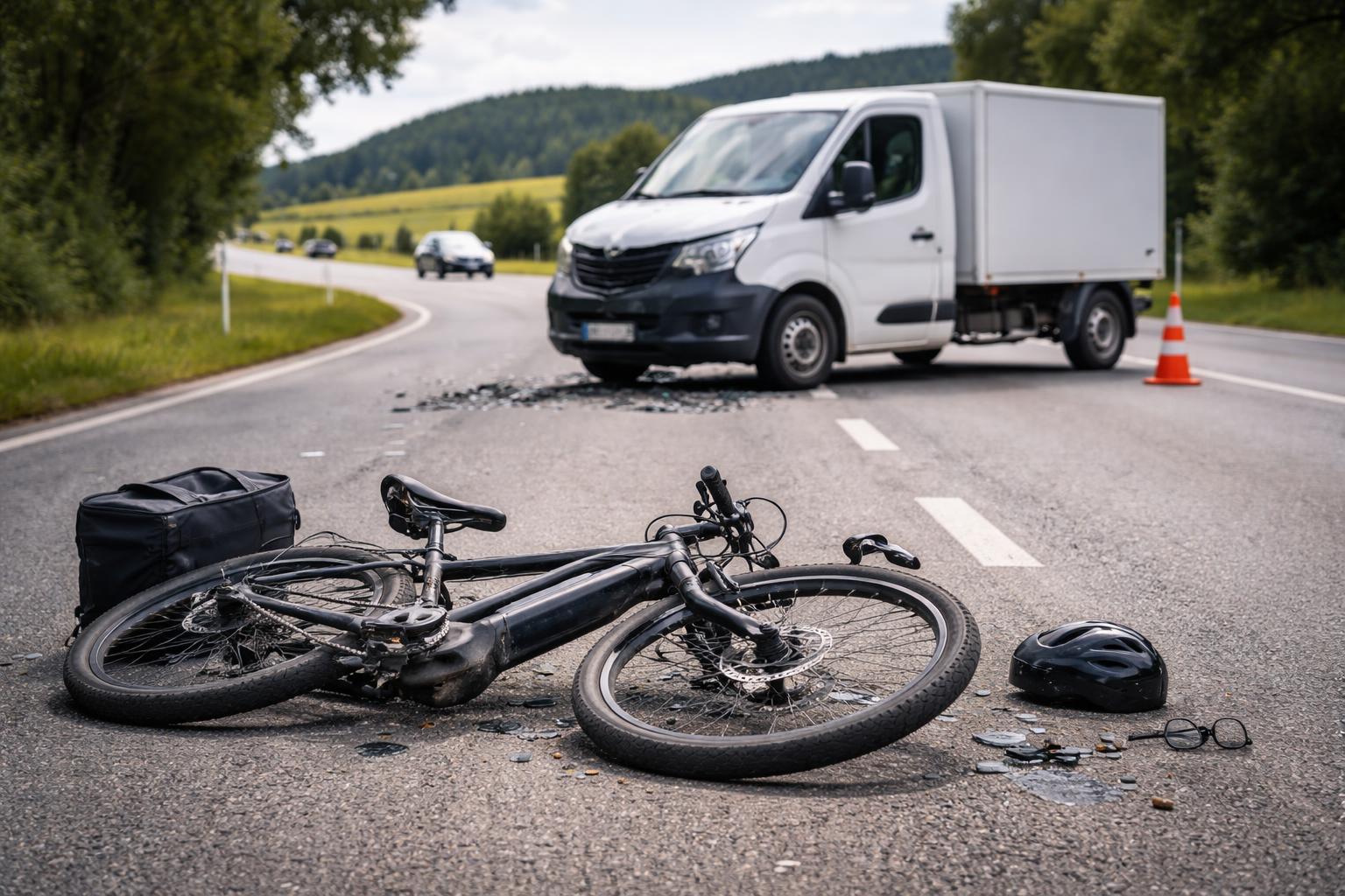 Redaktionelle Szene zum Thema „84-Jähriger nach Zusammenstoß mit Klein-Lkw leicht verletzt“