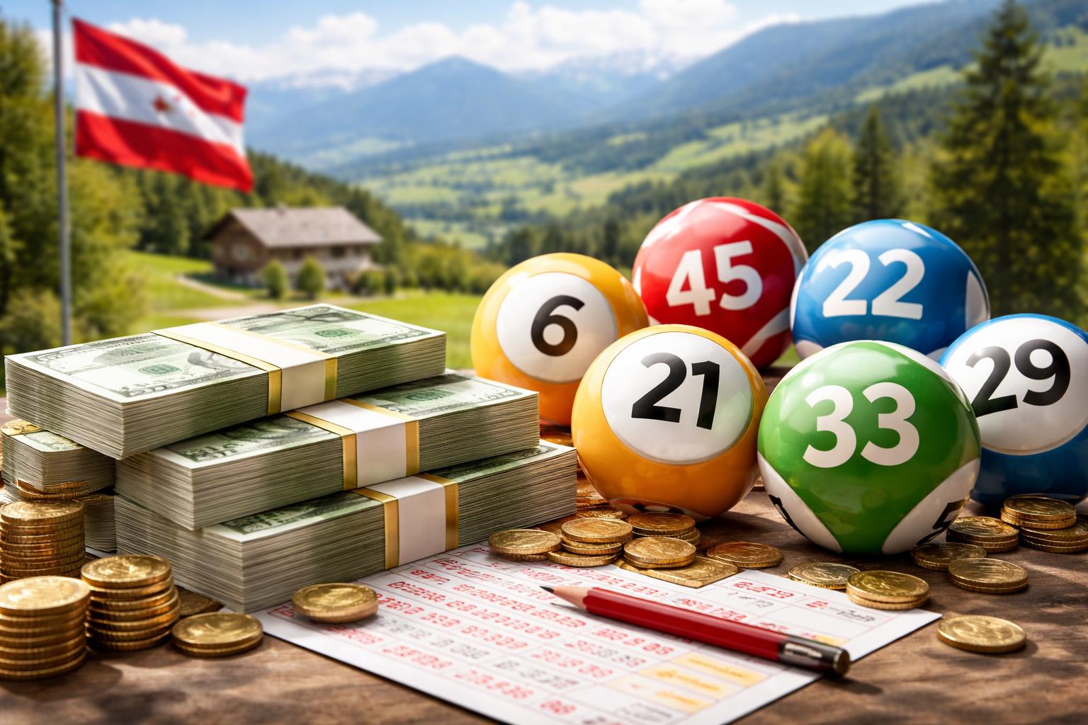 Redaktionelle Szene zum Thema „Achtfach-Jackpot geknackt: 12 Millionen Euro gehen in die Steiermark“