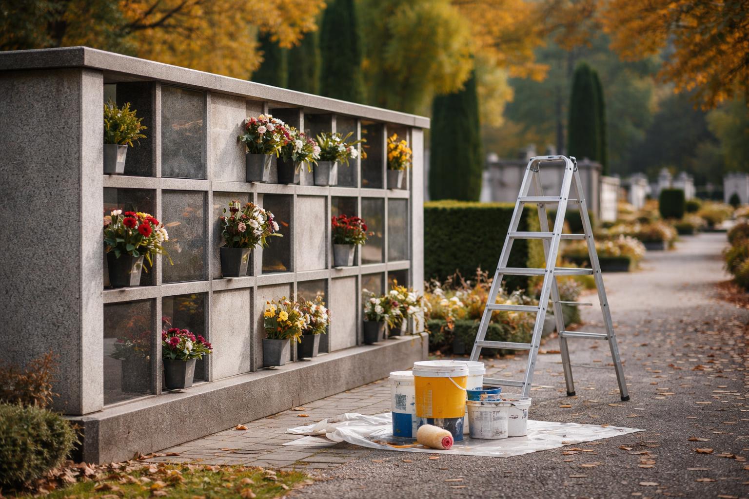 Redaktionelle Szene zum Thema „Ärger über neue Gebühr für Urnen-Nischen am Friedhof in Klagenfurt“