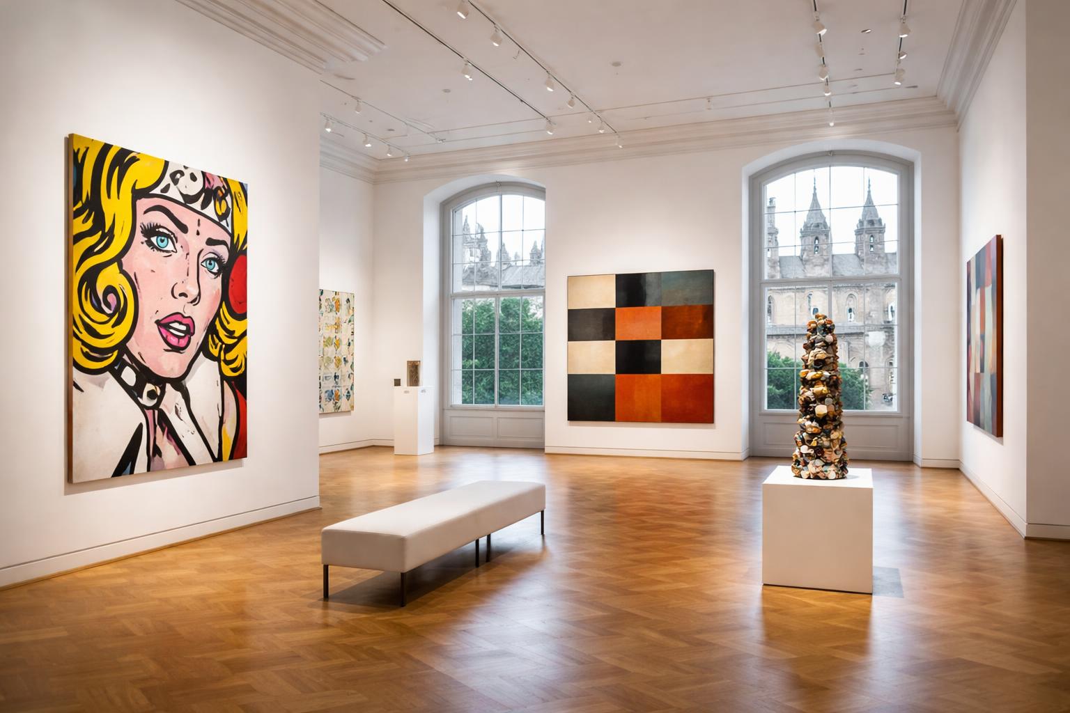Redaktionelle Szene zum Thema „Albertina zeigt in Klosterneuburg Schenkungen von Lichtenstein bis Scully“