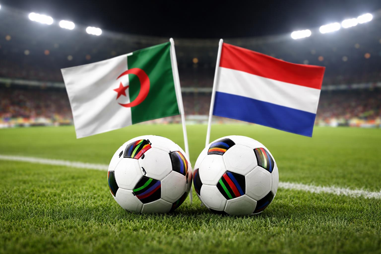 Redaktionelle Szene zum Thema „Algerien schlägt die Niederlande vor der WM und zieht mit ÖFB-Erfolg von 1990 gleich“