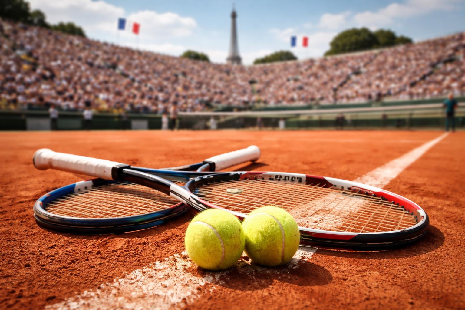 Redaktionelle Szene zum Thema „Andrejewa und Chwalinska stehen im Finale der French Open“