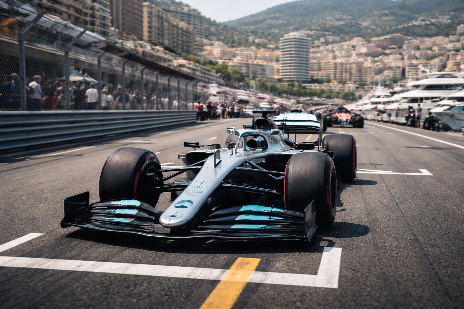 Redaktionelle Szene zum Thema „Antonelli startet in Monaco von der Pole-Position“
