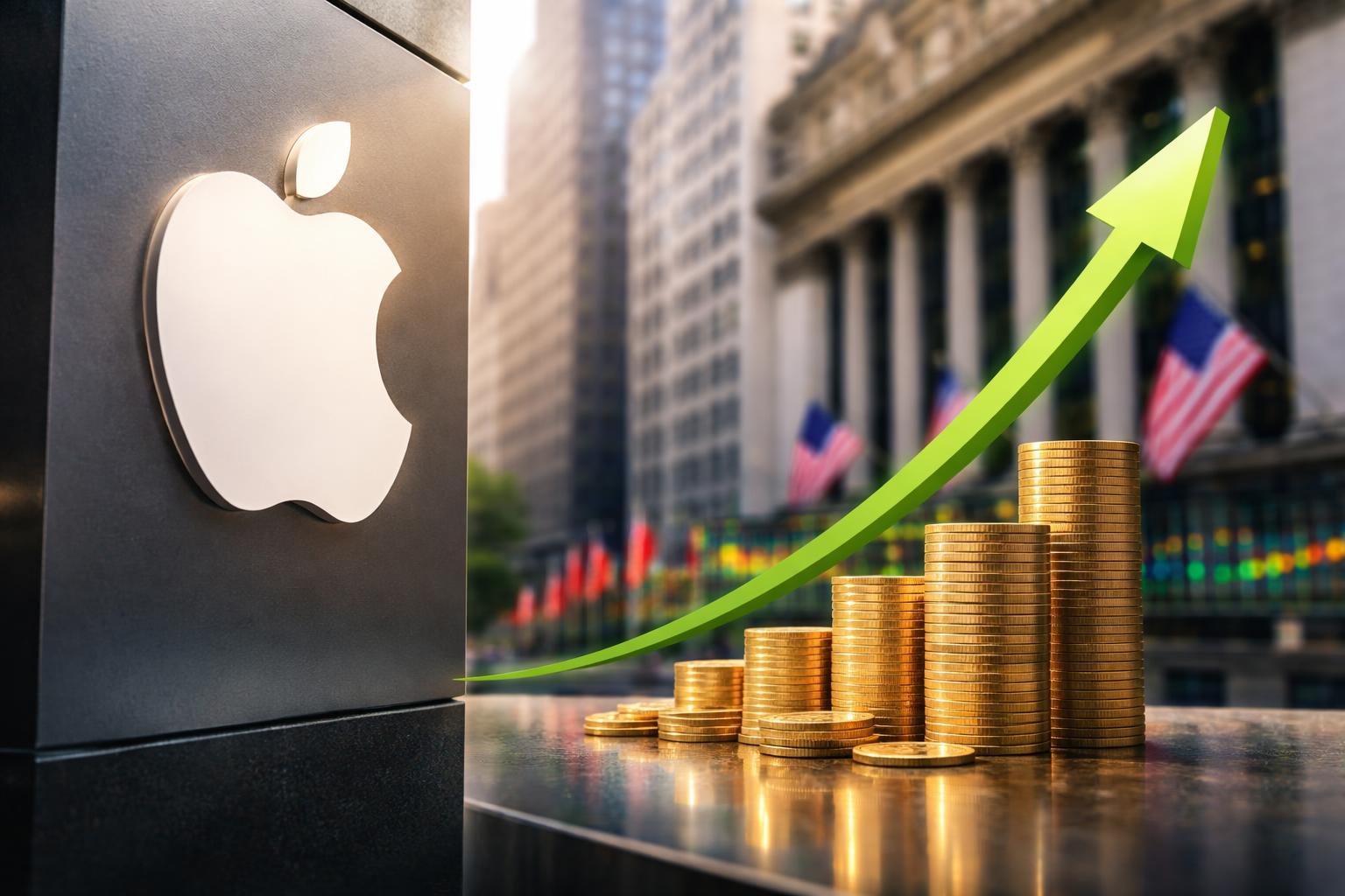 Redaktionelle Szene zum Thema „Apple wieder wertvollstes Unternehmen der Welt“