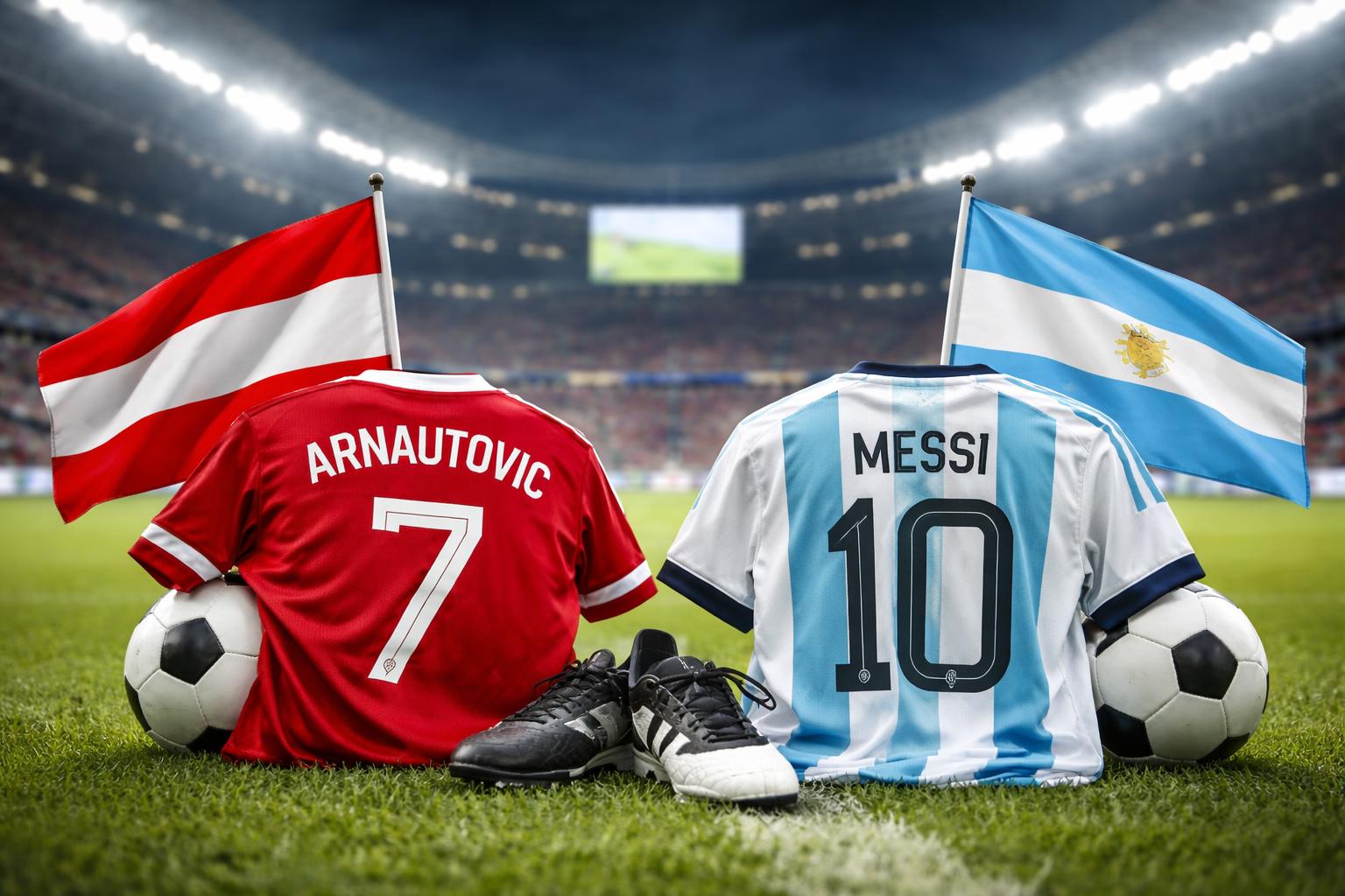 Redaktionelle Szene zum Thema „Arnautovic gegen Messi: Wer in Dallas im Vorteil ist“