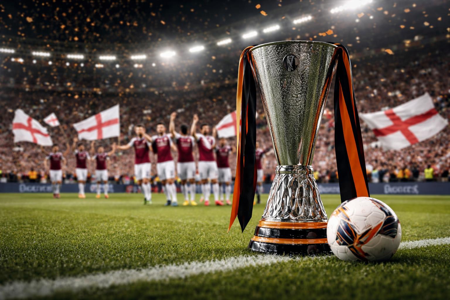 Redaktionelle Szene zum Thema „Aston Villa setzt englische Dominanz in der Europa League fort“