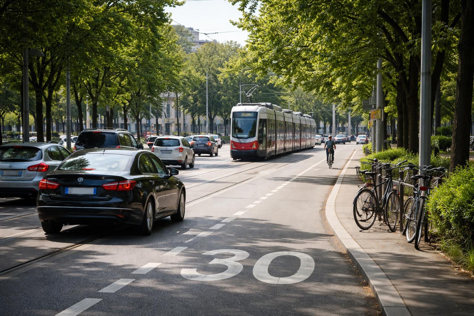 Redaktionelle Szene zum Thema „Autoanteil in Wien verharrt trotz Ausbau des Öffi-Netzes“