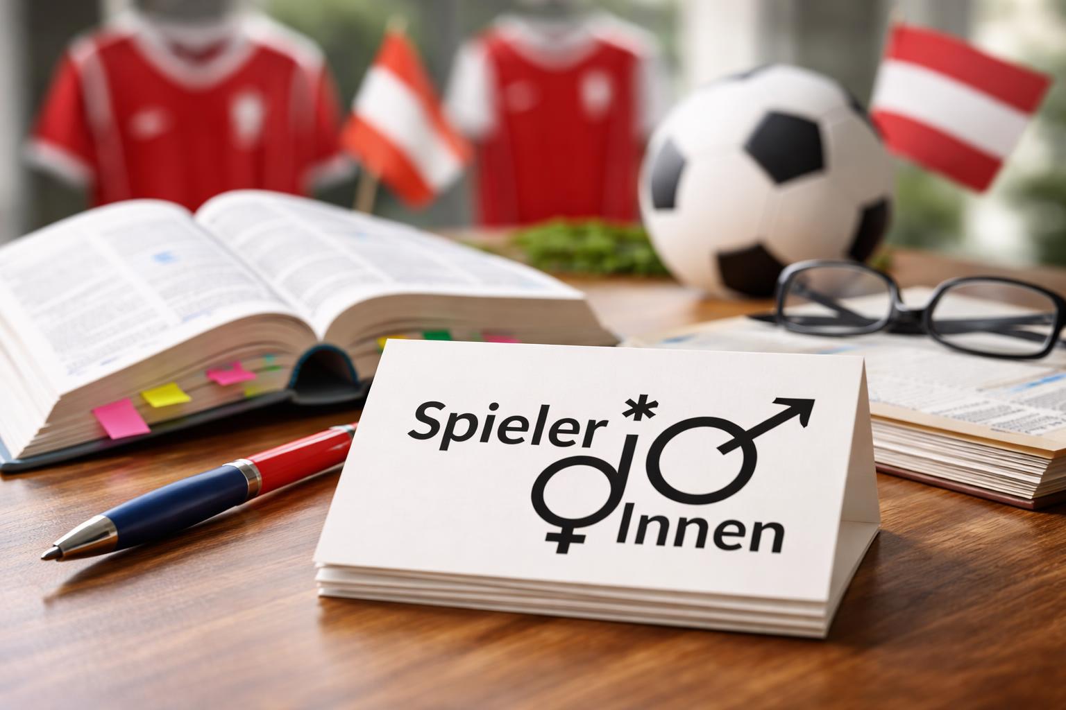 Redaktionelle Szene zum Thema „Babler sorgt mit „SpielerInnen“-Formulierung für neue Debatte um geschlechtergerechte Sprache“