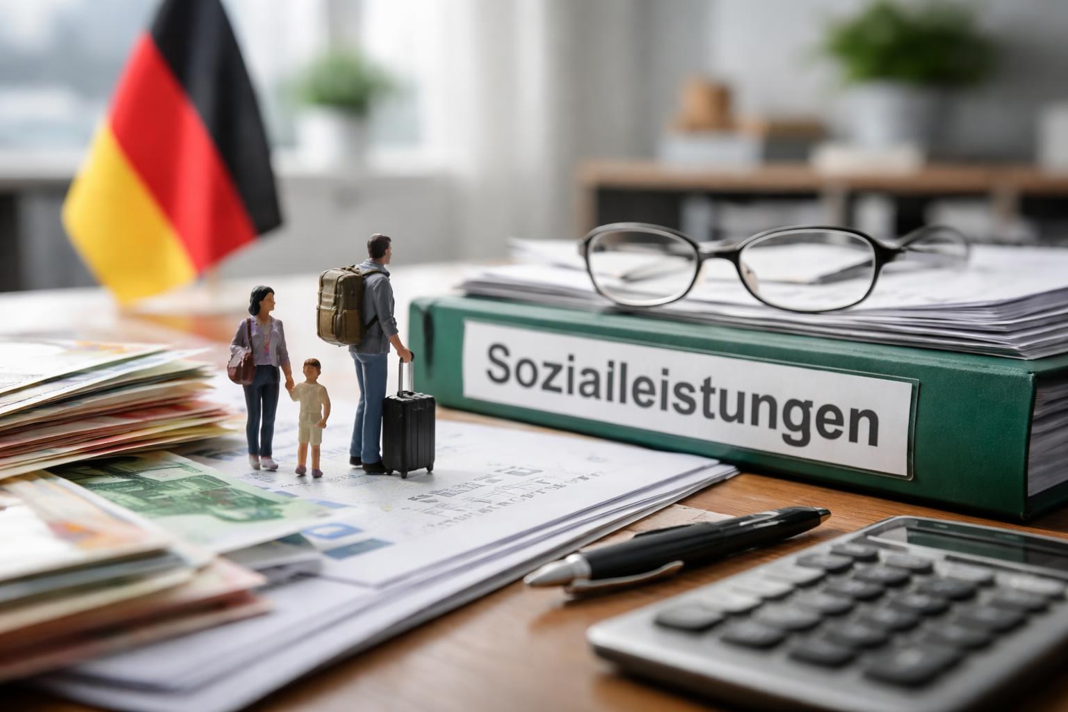 Redaktionelle Szene zum Thema „Bärbel Bas unter Druck: Wie die deutsche Arbeitsministerin den Sozialstaat verteidigt“