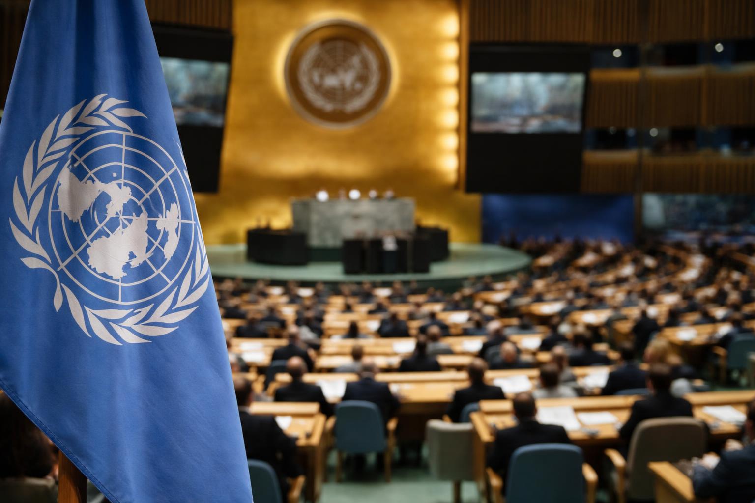 Redaktionelle Szene zum Thema „Baerbocks Zukunft bei den Vereinten Nationen bleibt offen“