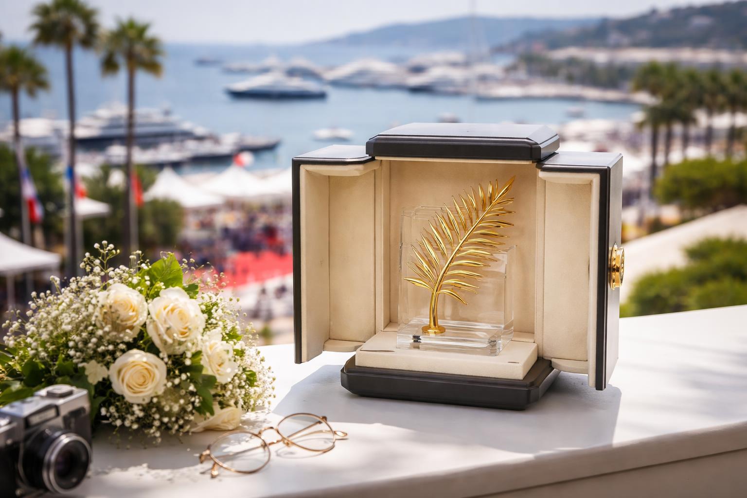 Redaktionelle Szene zum Thema „Barbra Streisand erhält in Cannes die Ehrenpalme“