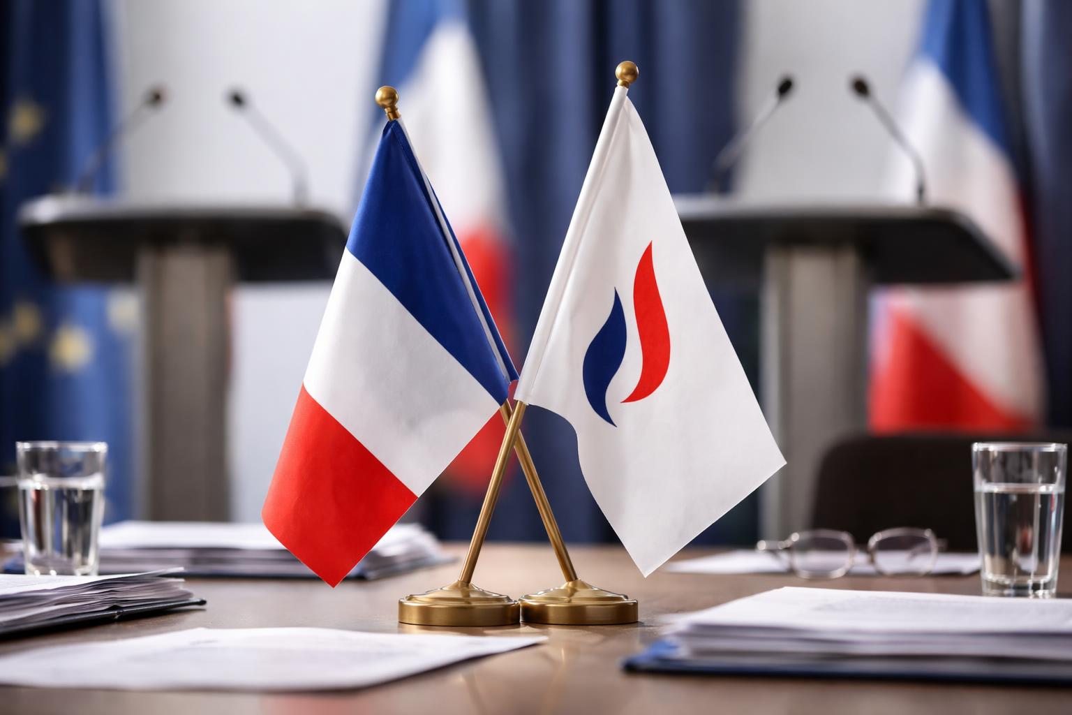 Redaktionelle Szene zum Thema „Bardella setzt Le Pen mit eigenem Kurs unter Druck“