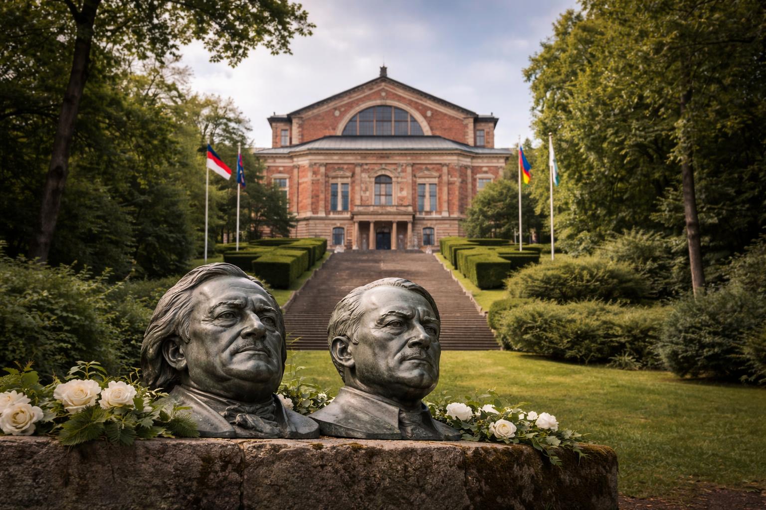 Redaktionelle Szene zum Thema „Bayreuth und die NS-Vergangenheit: Das Erbe der Wagner-Familie bleibt heikel“