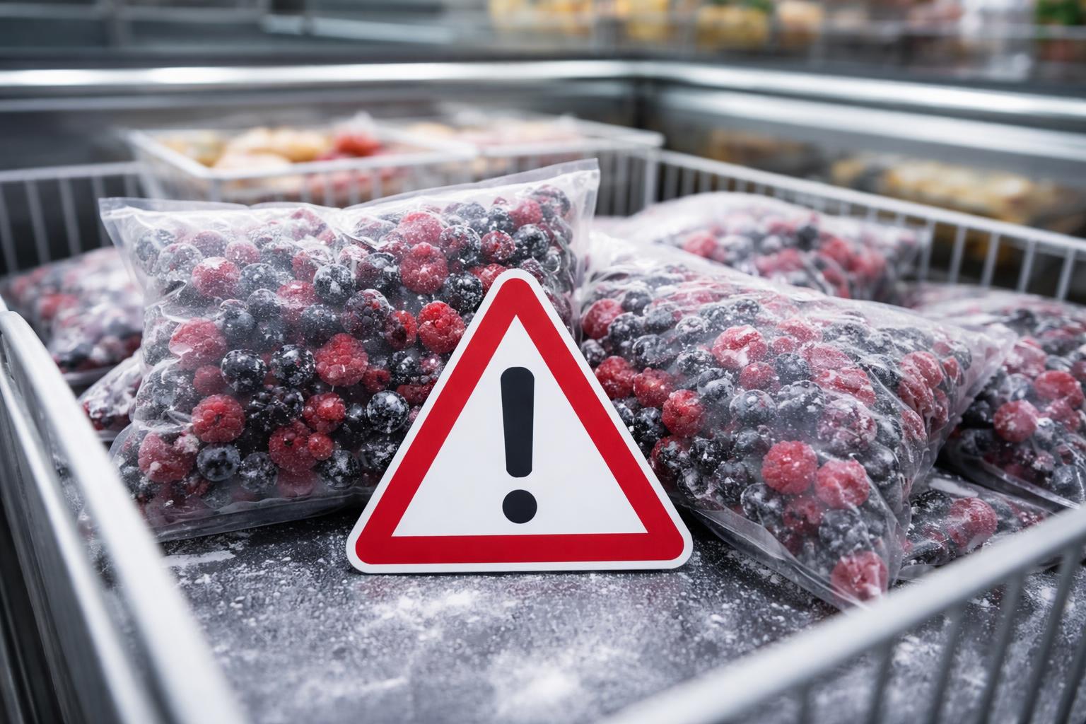 Redaktionelle Szene zum Thema „Beerenmischung von Lidl wegen Noroviren-Verdachts zurückgerufen“
