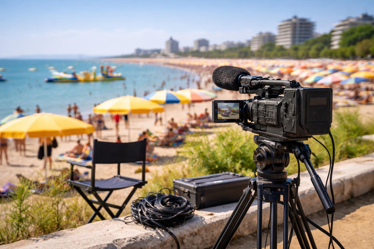Redaktionelle Szene zum Thema „Belästigung bei TV-Dreh in Lignano landet vor Gericht“