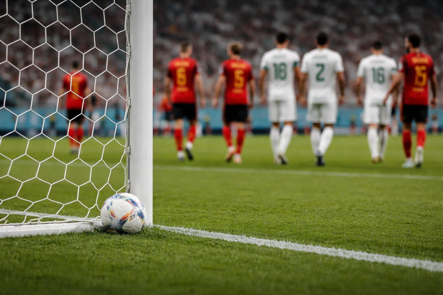 Redaktionelle Szene zum Thema „Belgien kommt auch gegen Iran nicht über 0:0 hinaus“