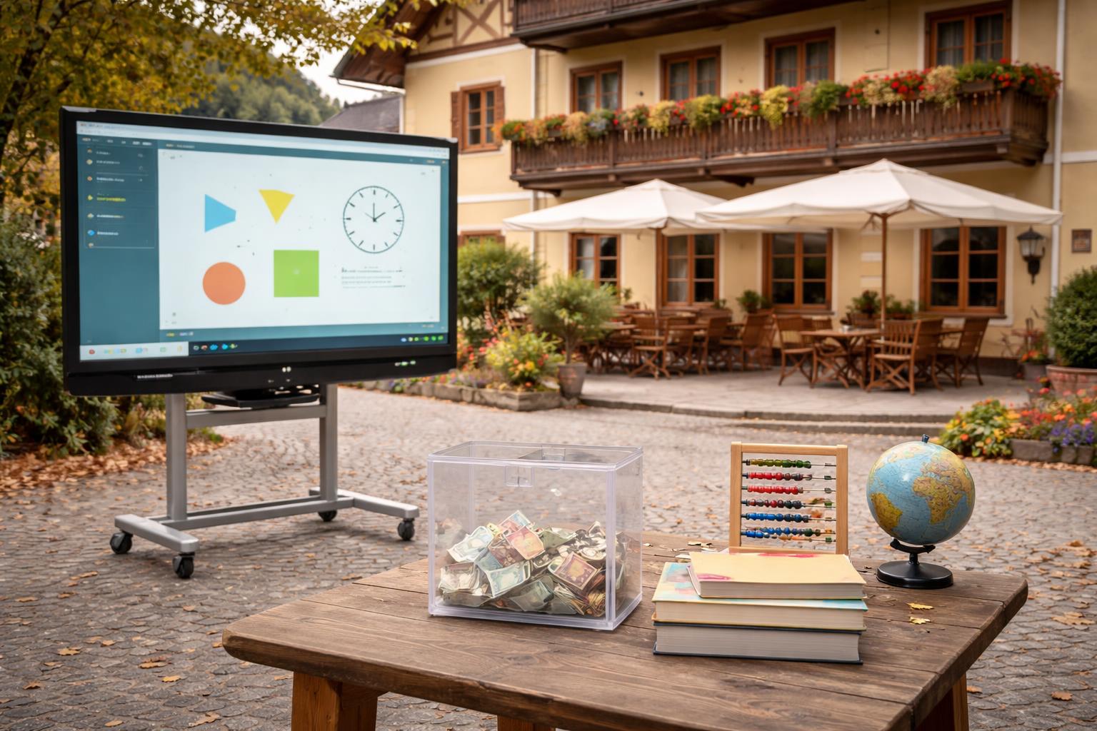 Redaktionelle Szene zum Thema „Benefiz in Maria Saal bringt 5.700 Euro für digitale Schultafel“