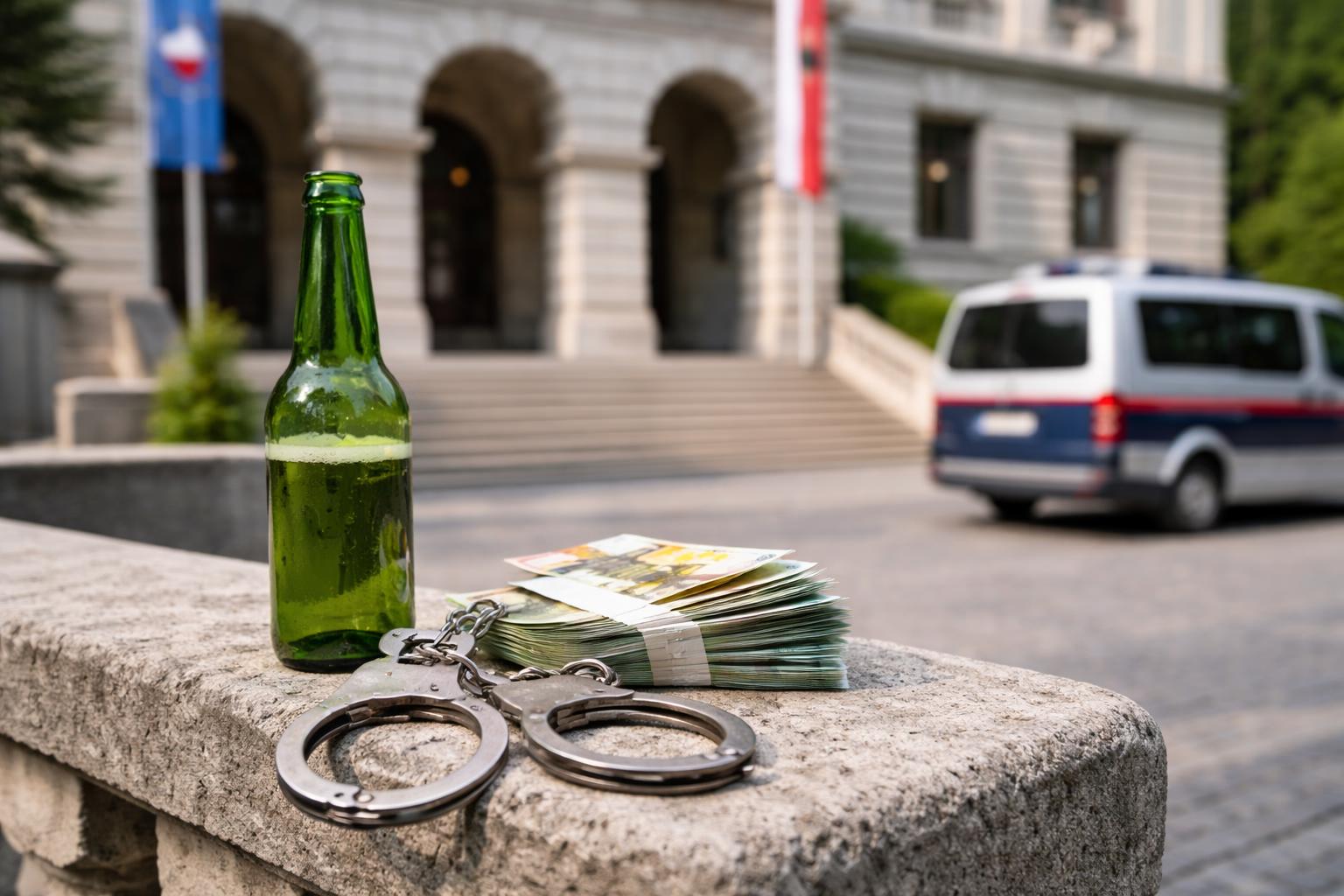 Redaktionelle Szene zum Thema „Betrunkener Angeklagter in Feldkirch zu Geldstrafe verurteilt“