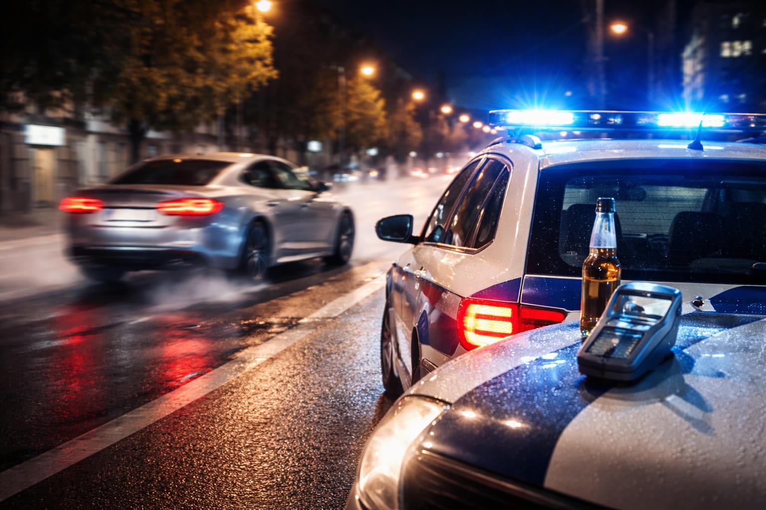 Redaktionelle Szene zum Thema „Betrunkener raste in Graz mit mehr als 150 km/h vor Polizei davon“