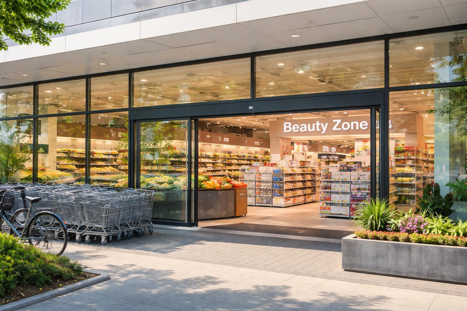 Redaktionelle Szene zum Thema „Billa testet in Linz Filiale mit Beauty-Zone und 6000 Drogerieartikeln“