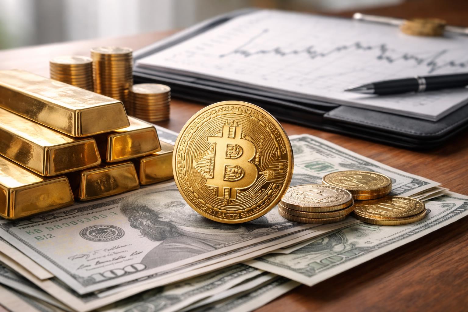 Redaktionelle Szene zum Thema „Bitcoin als Beimischung: Was Anleger beim langfristigen Vermögensaufbau beachten sollten“