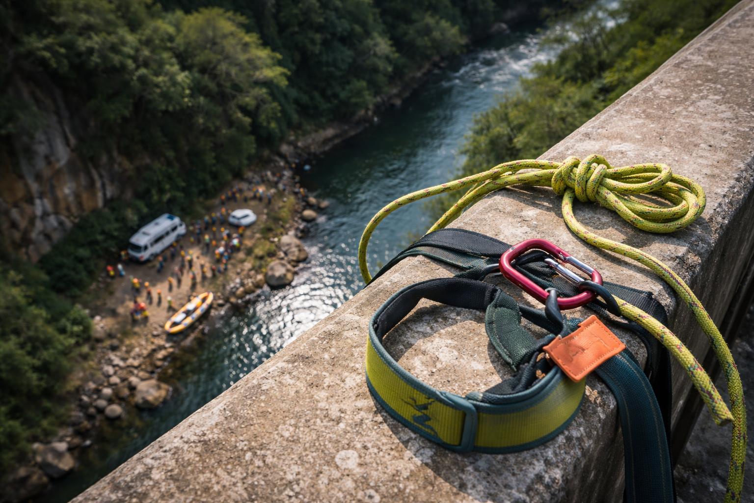Redaktionelle Szene zum Thema „Brasilianerin stirbt bei Rope-Jumping-Unfall in Brasilien“