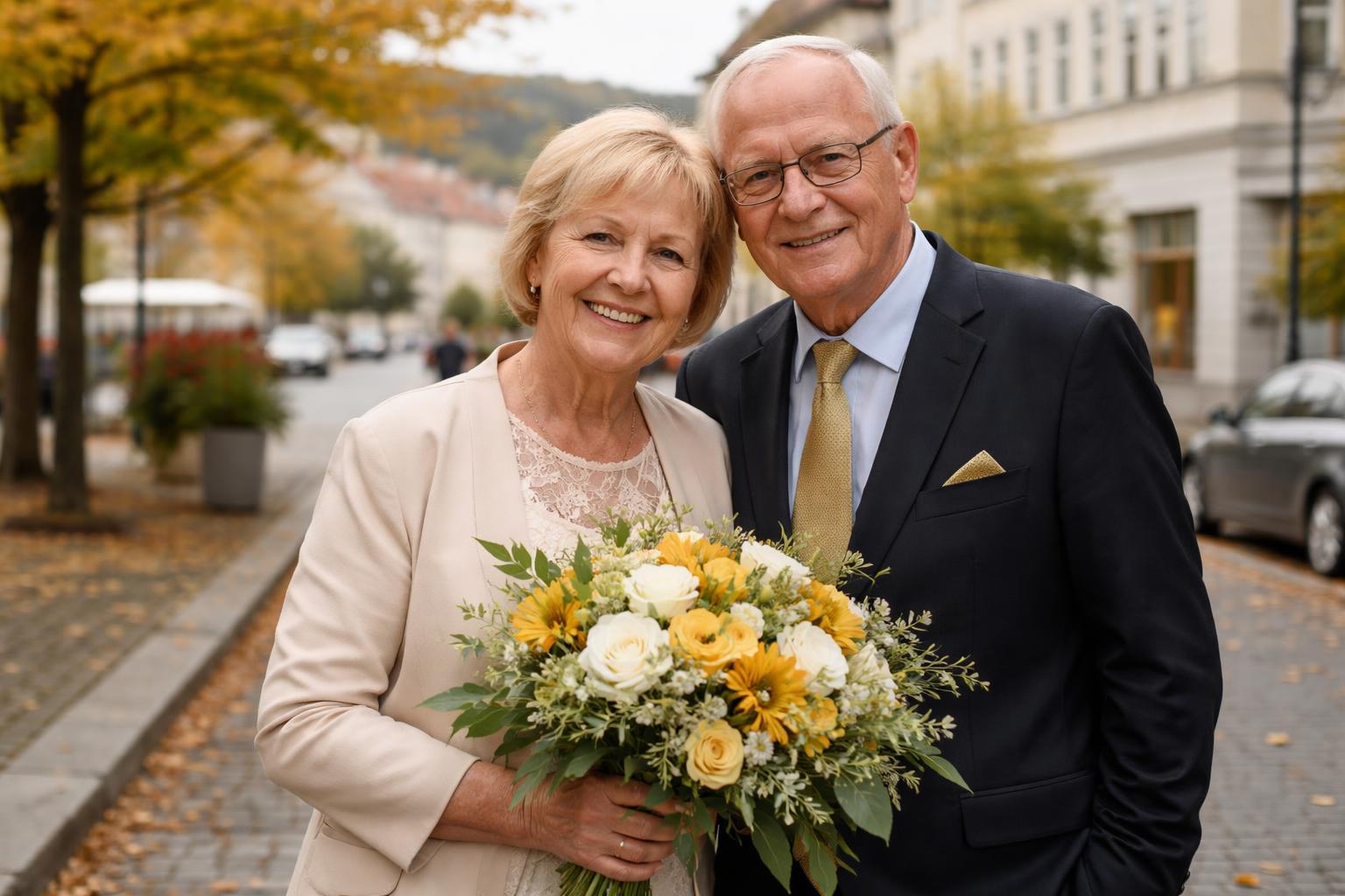 Redaktionelle Szene zum Thema „Brigitte und Günter Bockberger feiern goldene Hochzeit in Krems“