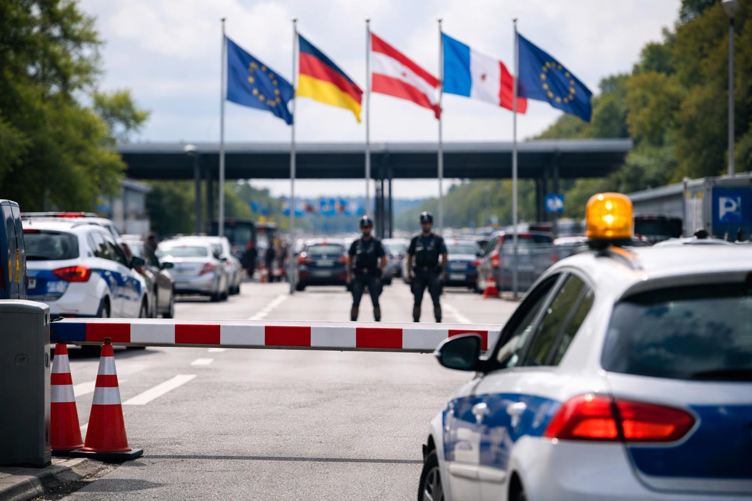 Redaktionelle Szene zum Thema „Brunner drängt auf Ende der Binnengrenzkontrollen in der EU“