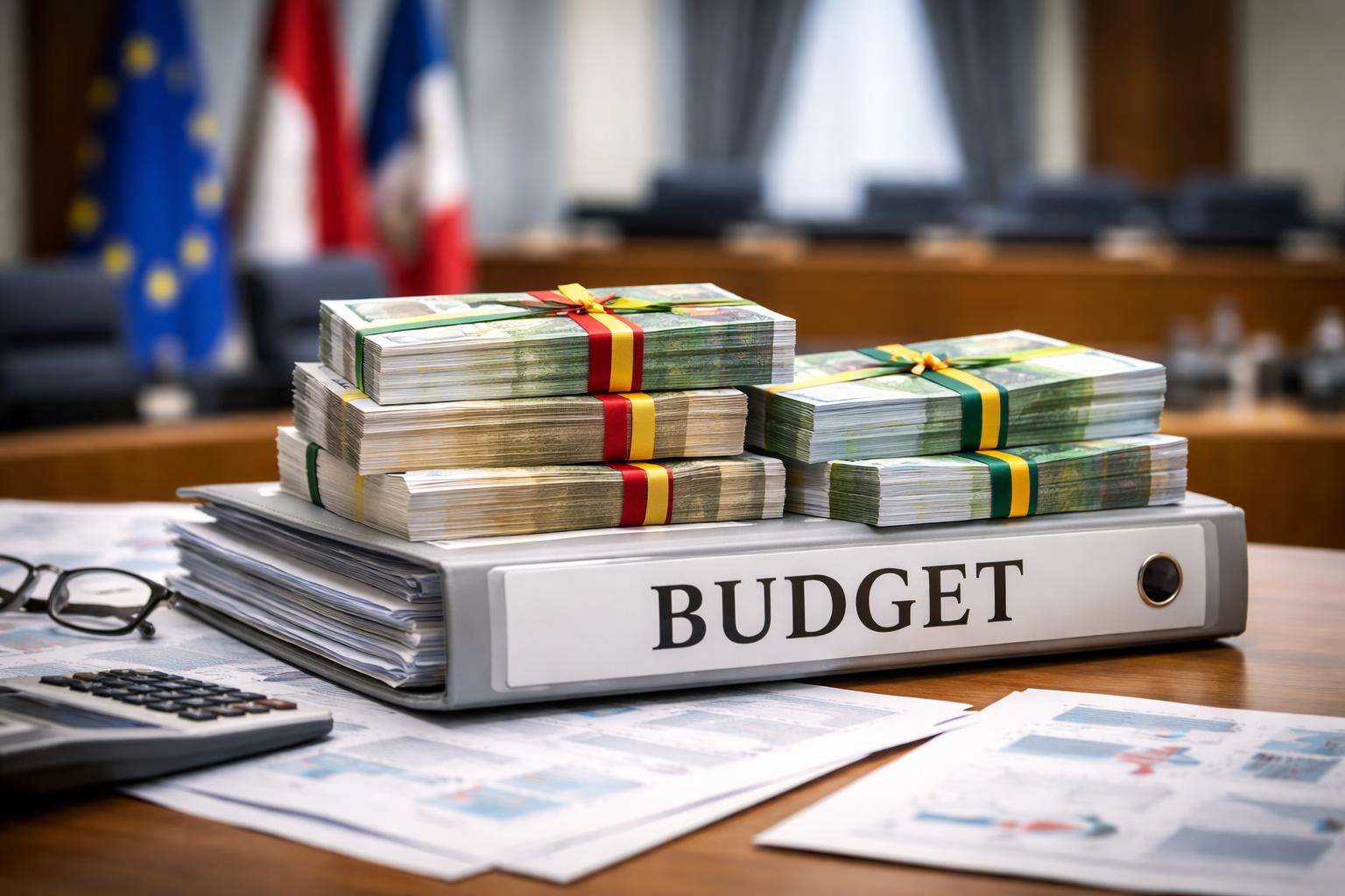 Redaktionelle Szene zum Thema „Budget sichert der Koalition den Fortbestand, Reformen bleiben aus“