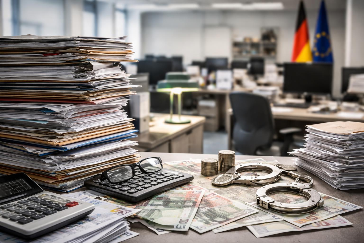 Redaktionelle Szene zum Thema „Budgetkurs bringt Finanzverwaltung unter Druck“