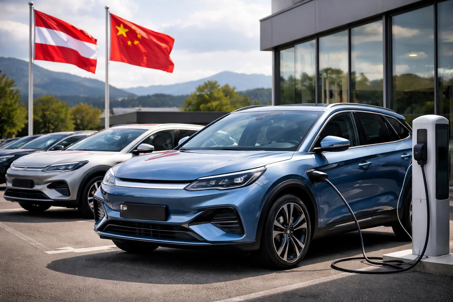 Redaktionelle Szene zum Thema „BYD legt in Österreich kräftig zu – was der China-Boom für den Markt bedeutet“
