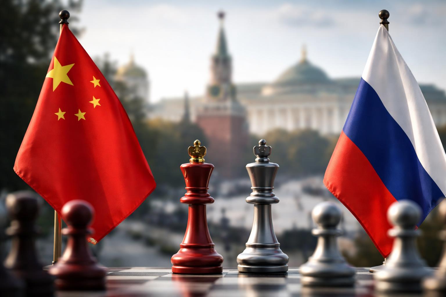 Redaktionelle Szene zum Thema „Chinas Distanz zu Russland wächst: Xi signalisiert vorsichtige Emanzipation von Putin“