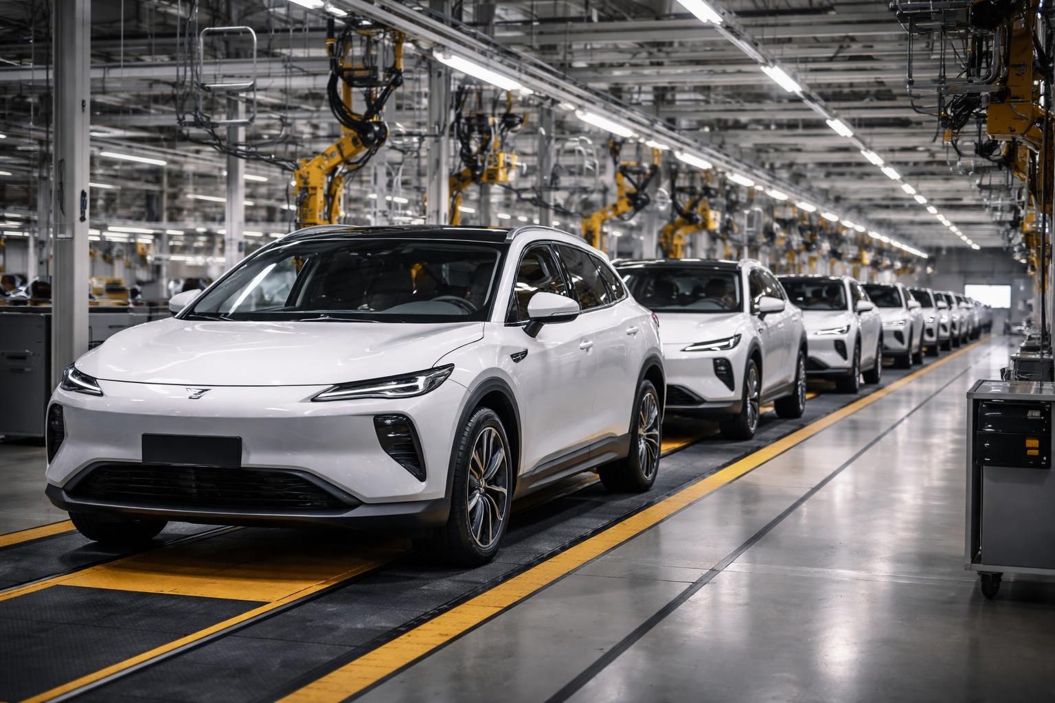 Redaktionelle Szene zum Thema „Chinesische E-Autos werden in Graz für Europa montiert“
