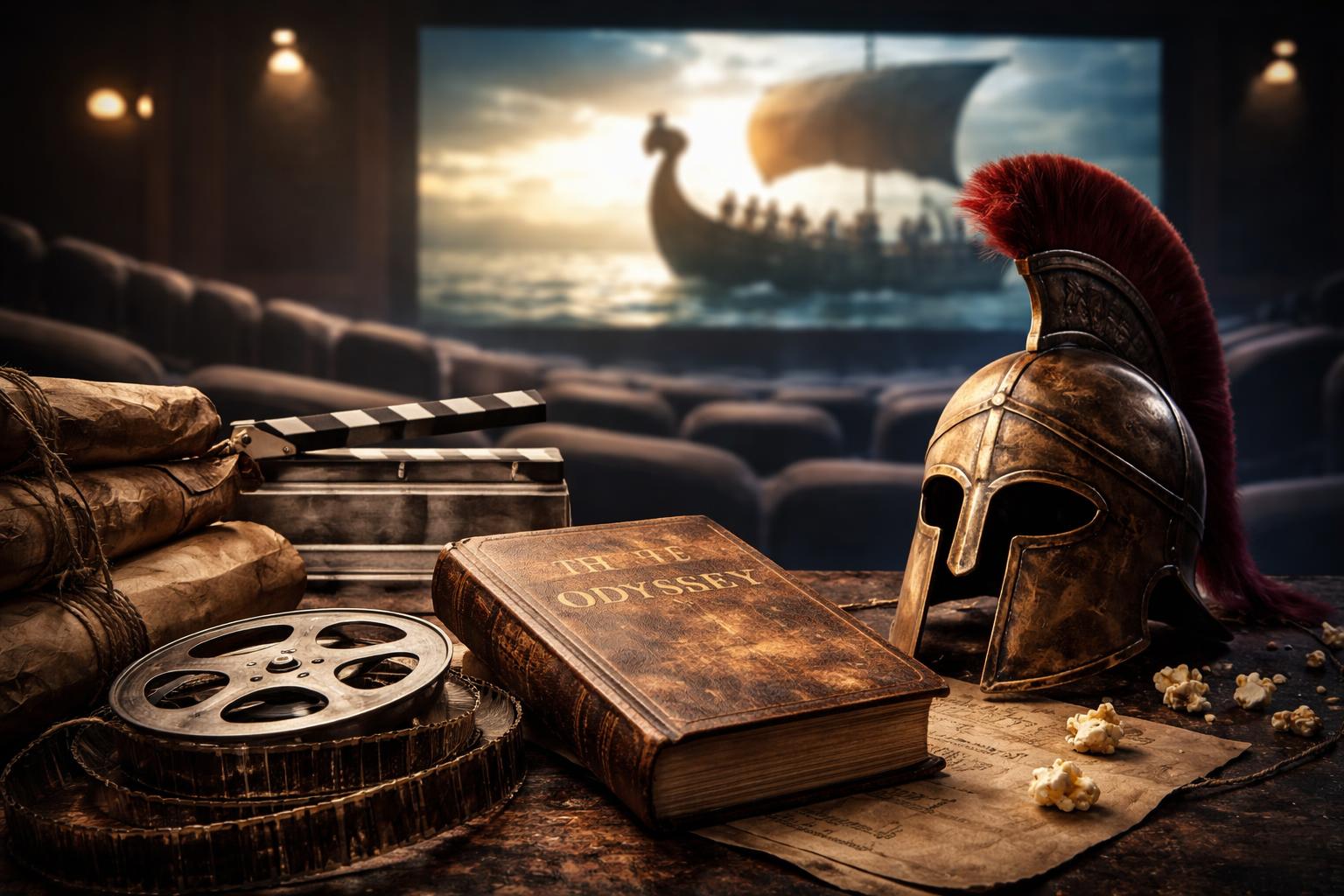 Redaktionelle Szene zum Thema „Christopher Nolans „Die Odyssee“ spaltet das Publikum und prägt die Kino-Debatte“