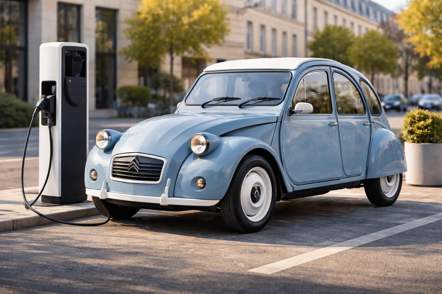 Redaktionelle Szene zum Thema „Citroën bringt die „Ente“ als Elektroauto zurück – Preis soll unter 15.000 Euro liegen“