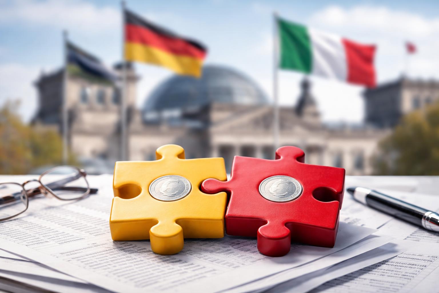 Redaktionelle Szene zum Thema „Commerzbank-Übernahme: Unicredit erhöht den Druck auf Berlin“