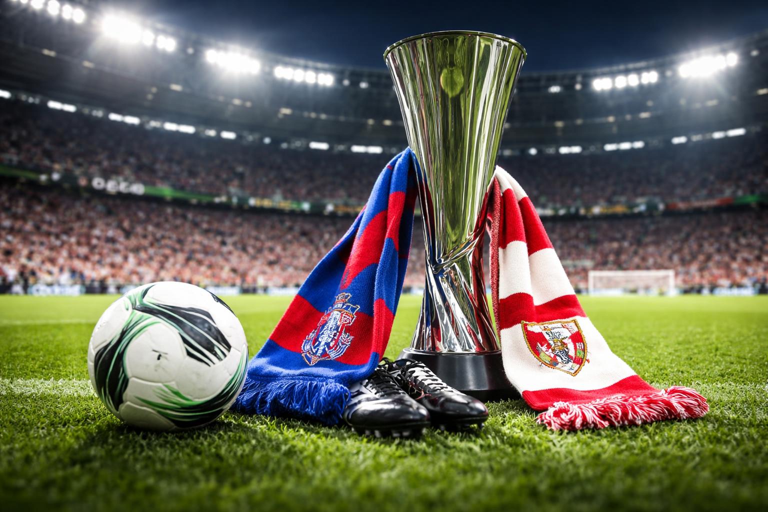Redaktionelle Szene zum Thema „Conference-League-Finale mit Glasner: Crystal Palace trifft auf Rayo Vallecano“