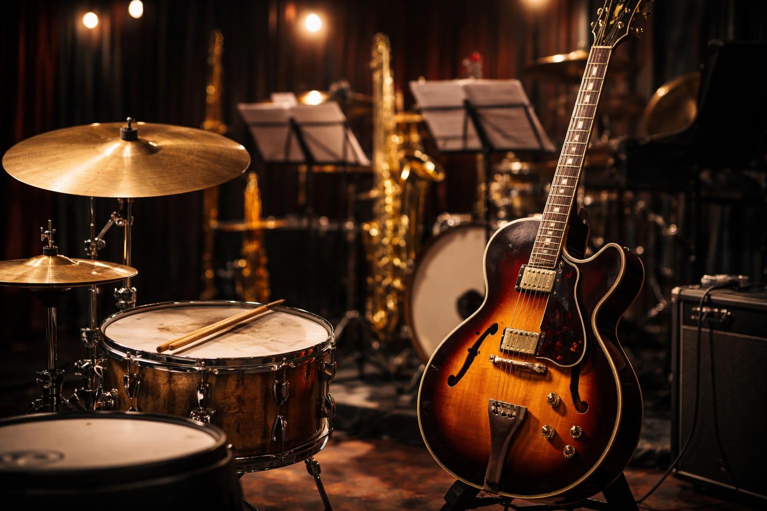Redaktionelle Szene zum Thema „David Moss, Wolfgang Muthspiel und Fergs Big Band im Fokus neuer Jazz-Veröffentlichungen“