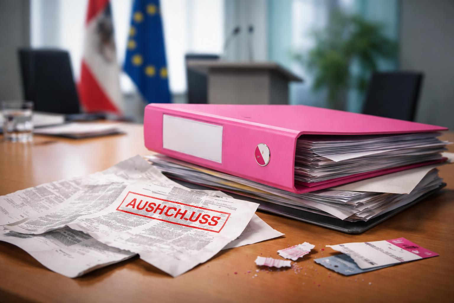Redaktionelle Szene zum Thema „Dengler nach Ausschluss: Vorwurf der „autoritären Führung“ gegen Meinl-Reisinger“