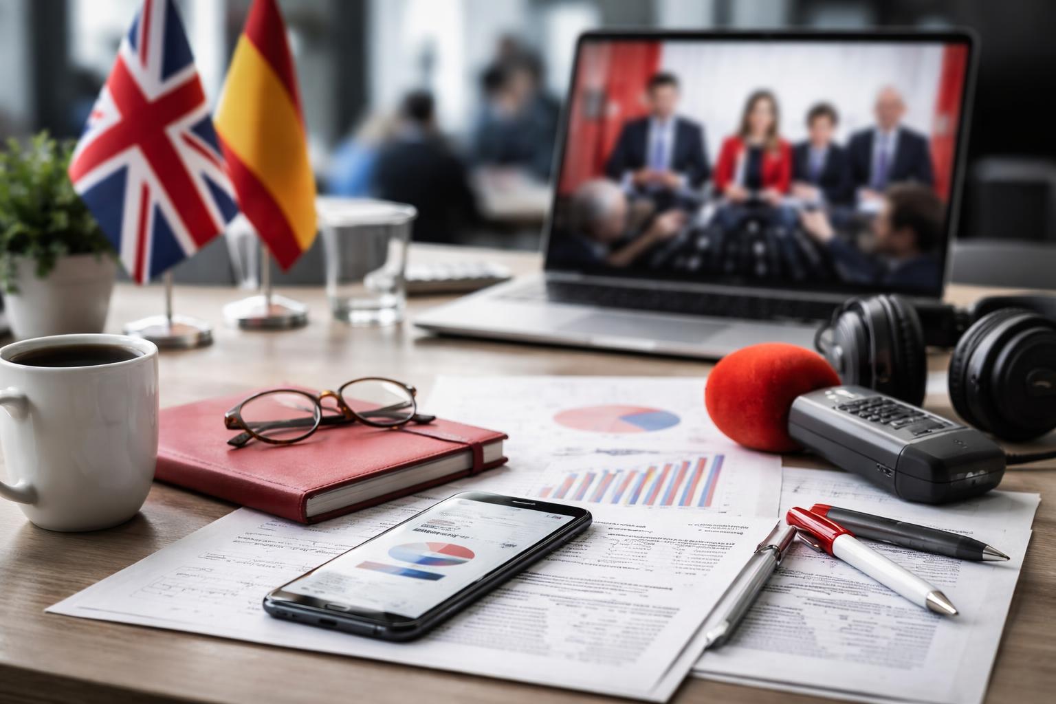 Redaktionelle Szene zum Thema „Die Frau an Burnhams Seite: Marie-France van Heel bringt Marketing-Know-how in die Politik ein“