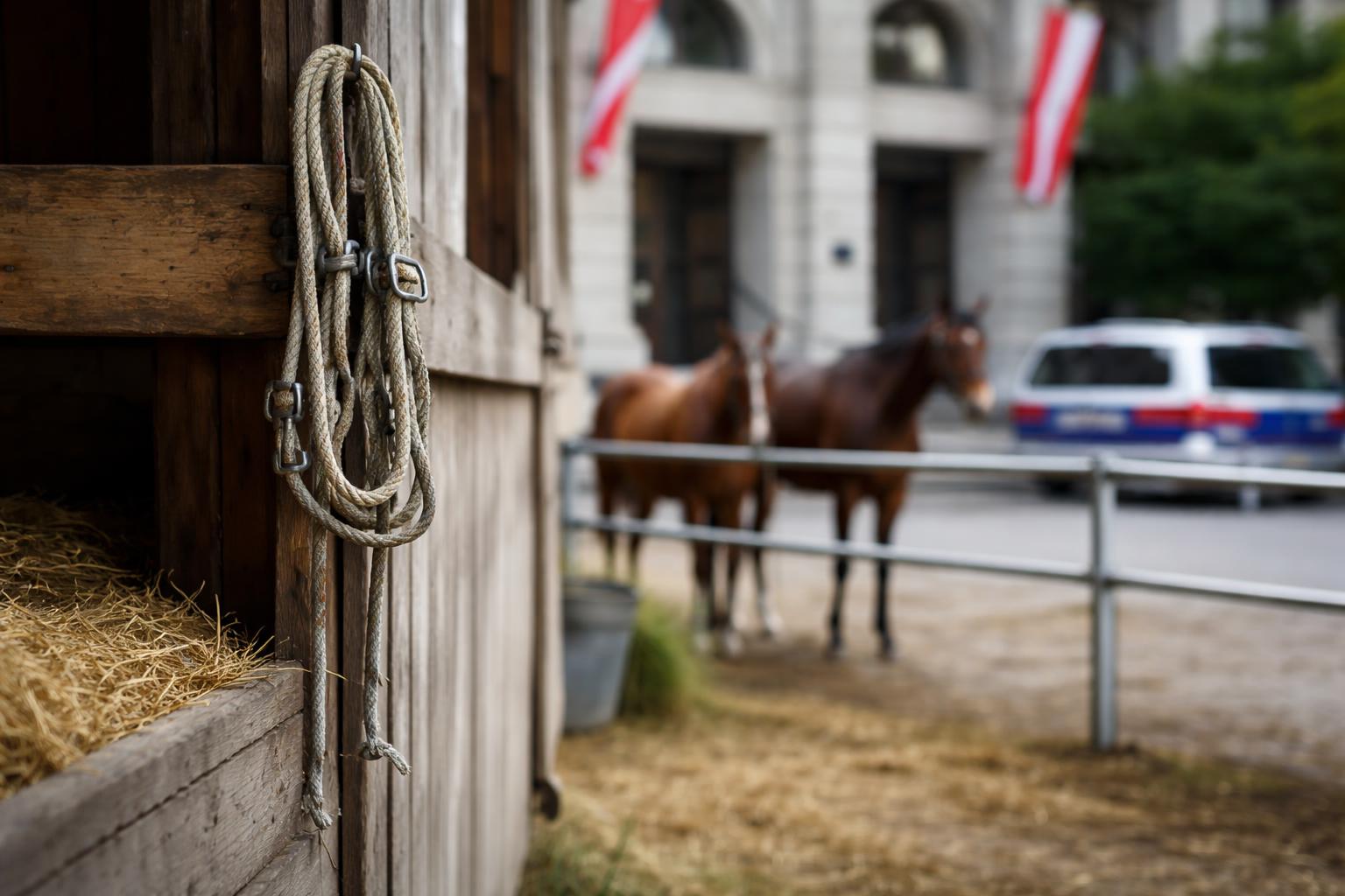 Redaktionelle Szene zum Thema „Diversion für 39-Jährigen nach Vorwurf der Tierquälerei an Pferden“