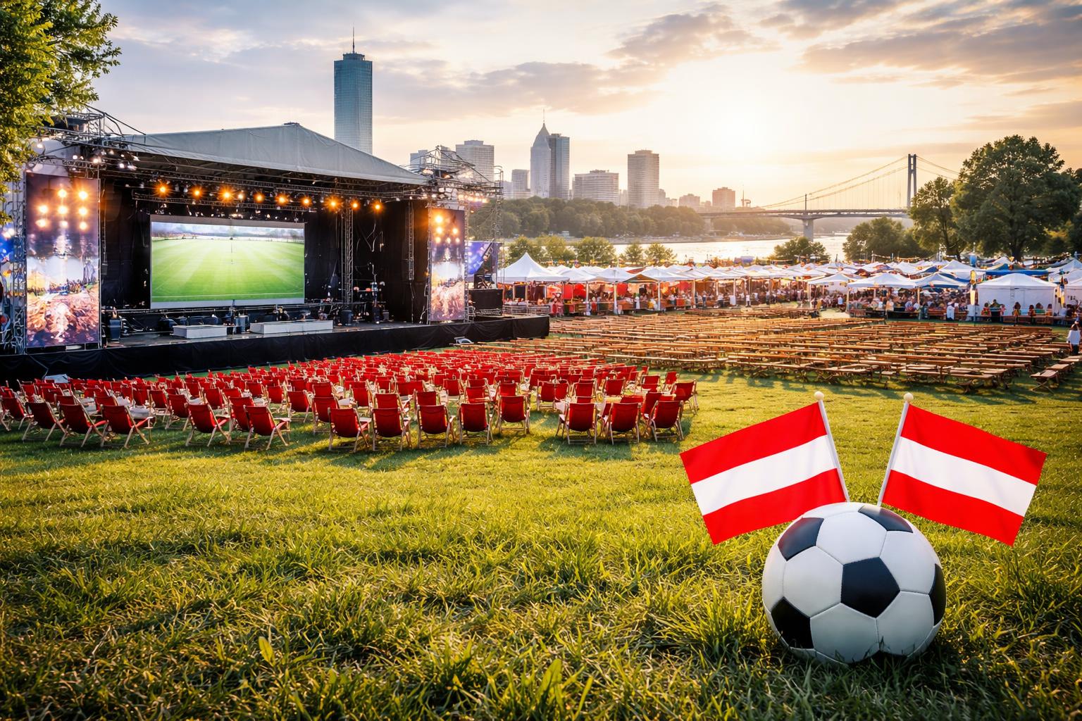 Redaktionelle Szene zum Thema „Donauinselfest 2026 startet später und setzt auf Schulschluss und WM-Stimmung“