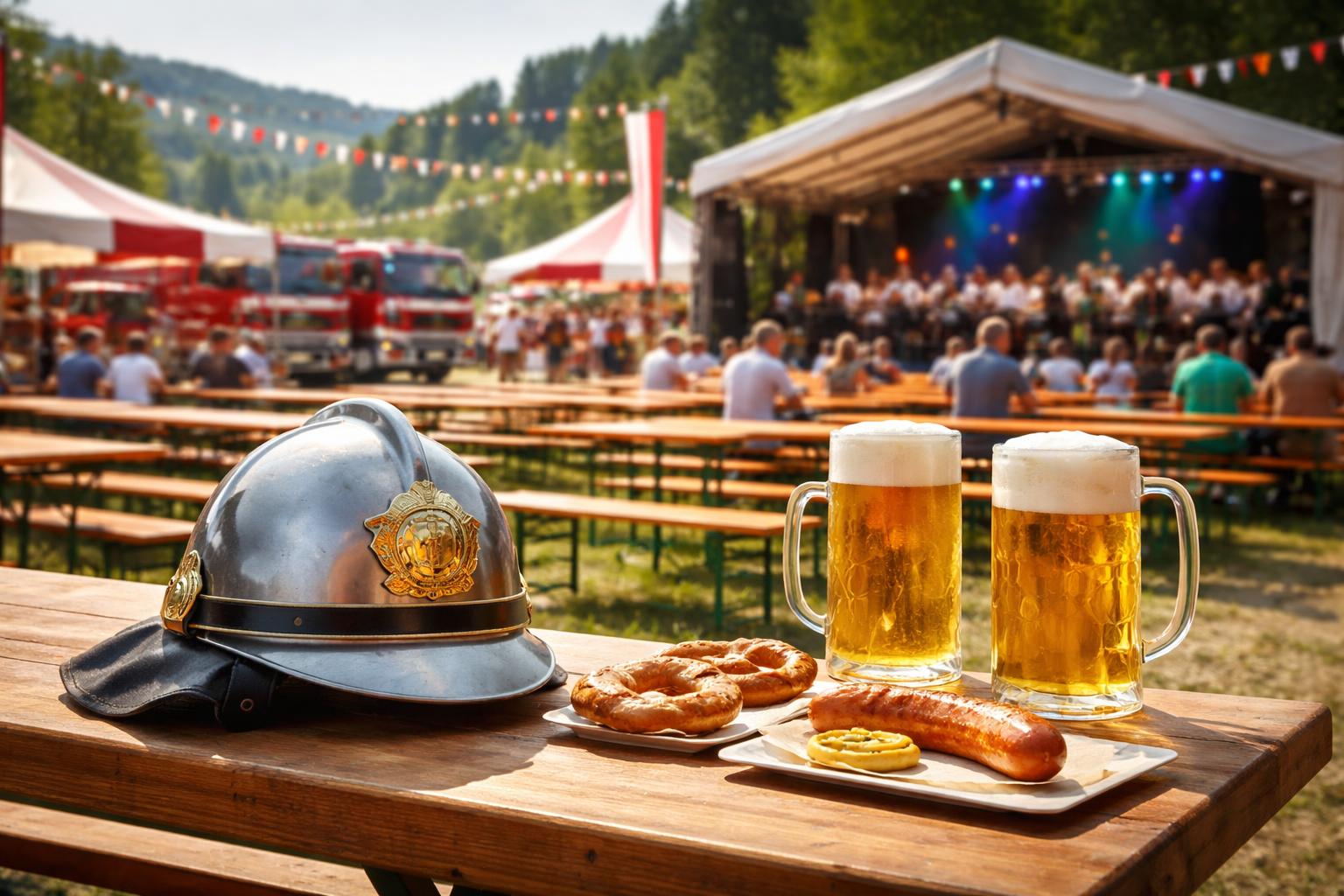 Redaktionelle Szene zum Thema „Drei Tage Feststimmung bei der Freiwilligen Feuerwehr Otterthal“