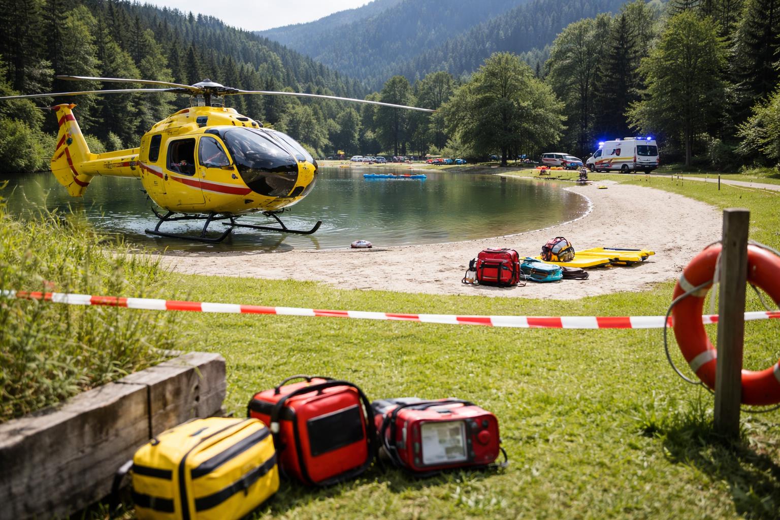Redaktionelle Szene zum Thema „Dreijähriger bei Badeunfall in St. Barbara im Mürztal reanimiert“