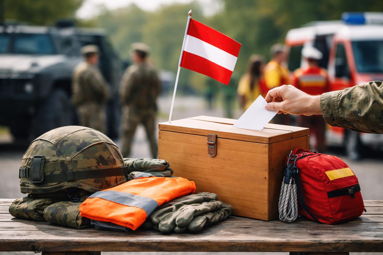 Redaktionelle Szene zum Thema „Druck auf Regierung wächst: Debatte über Volksbefragung zu Wehr- und Zivildienst“